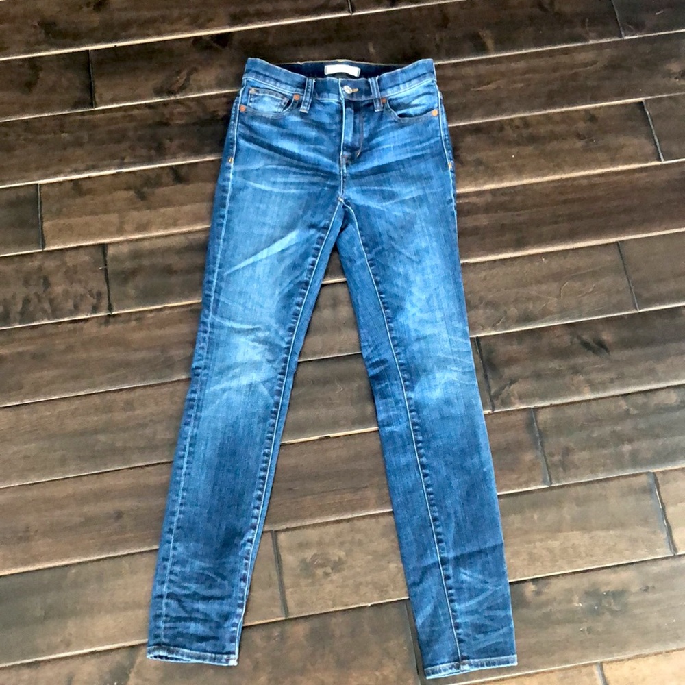Madewell High Riser Skinny Jeans